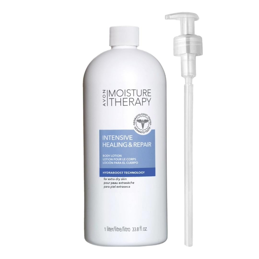 Moisture Therapy Intensive Healing & Repair Body Lotion - 33.8 Oz | Body Lotion for Dry Skin, Unscented Moisturizing Lotion with 24-H Hydration — Body Moisturizer for Sensitive Skin, with Pump