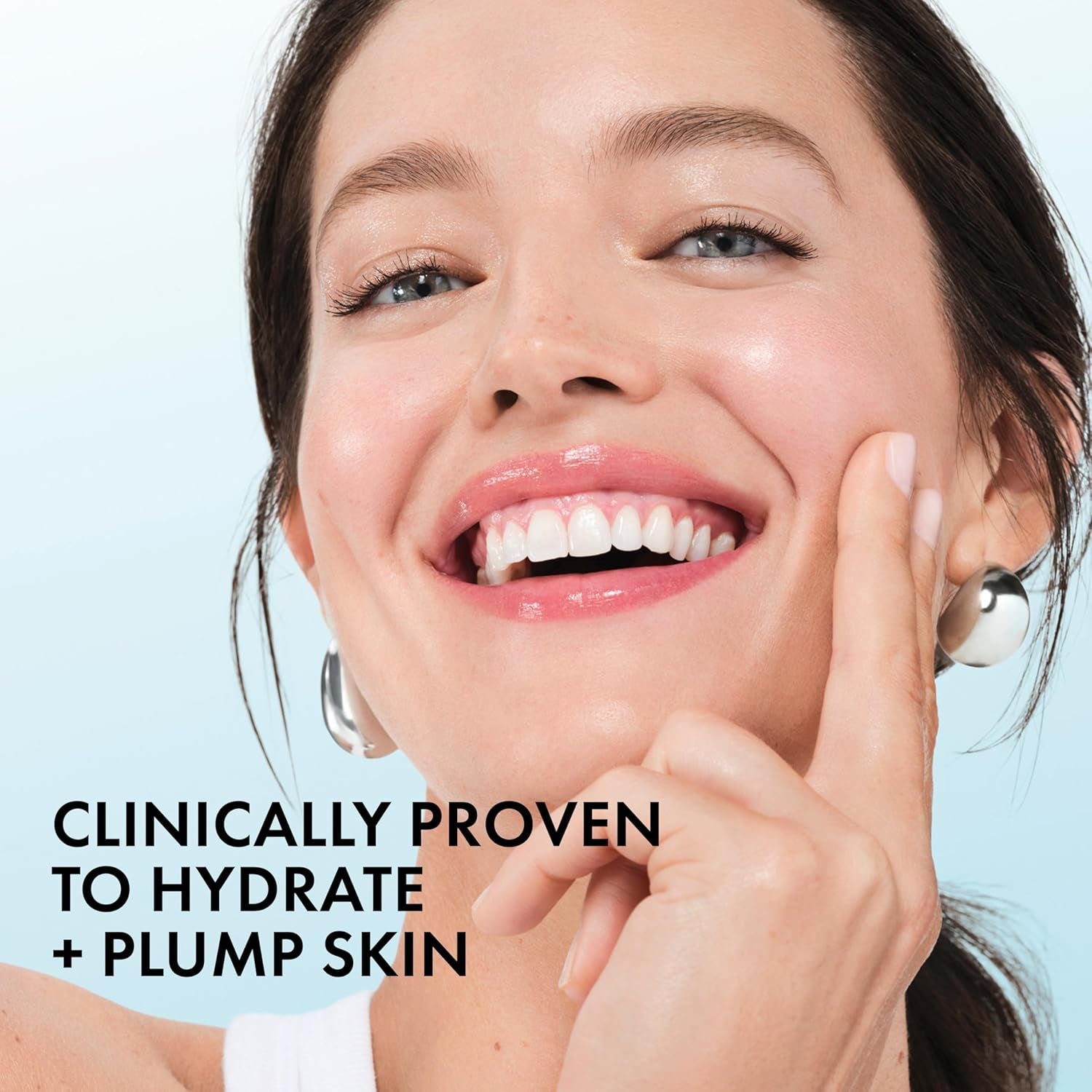 Vichy Mineral 89 Booster, Pure Hyaluronic Acid Serum for Face with Polyglutamic Acid for Skin Barrier Repair, Plumps & Hydrates, Lightweight Hydrating Serum, Oil-Free, Non-Sticky