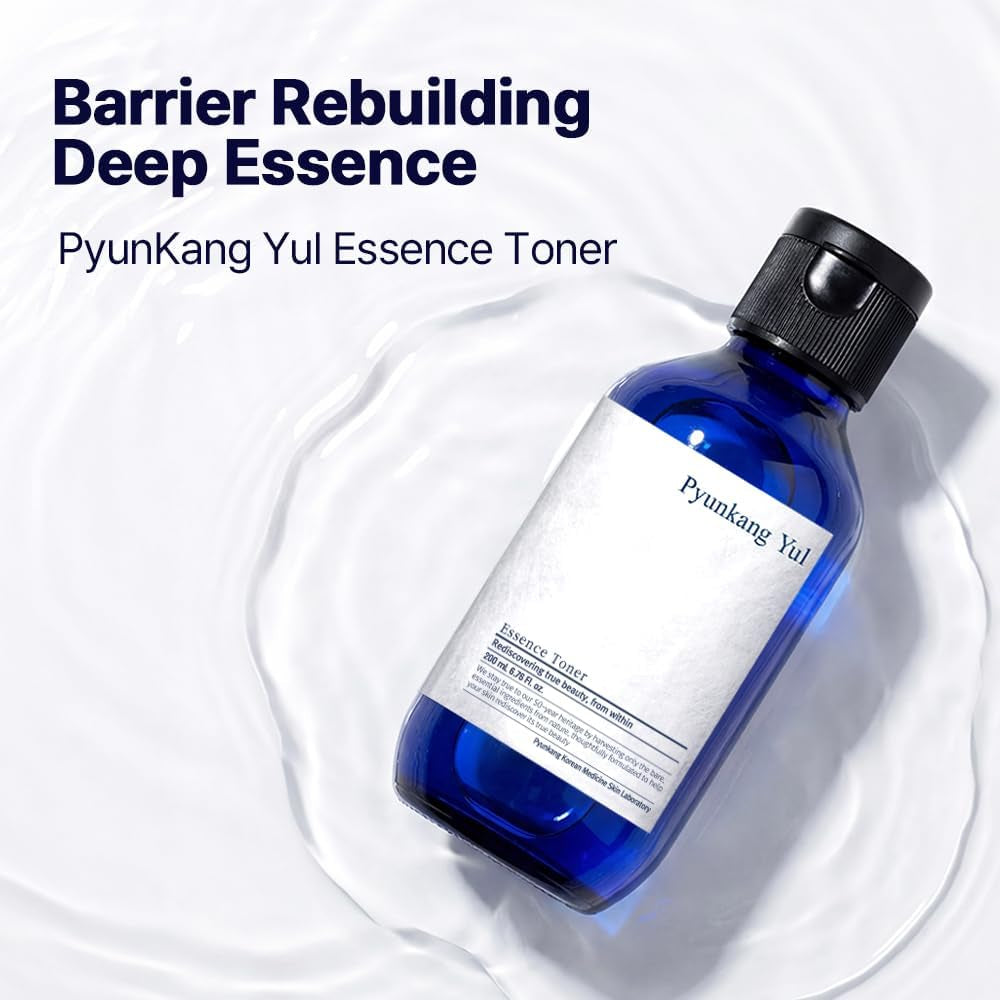 PKY Essence Toner for Barrier Rebuilding, Highly Concentrated Essence Facial Toner, Minimal Ingredients, Zero-Irritation, Korean Skincare (6.8 Fl. Oz, 200Ml)