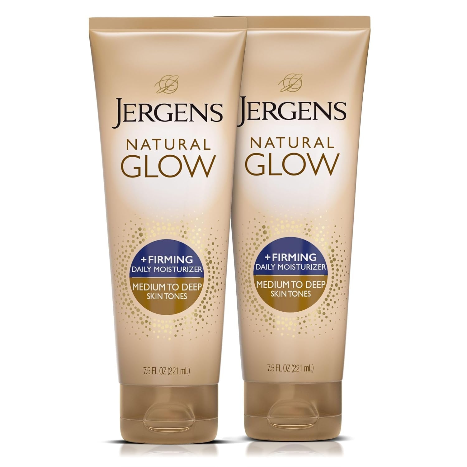 Natural Glow +Firming Self Tanner Body Lotion, Med-Deep, 7.5Oz, 2Pk