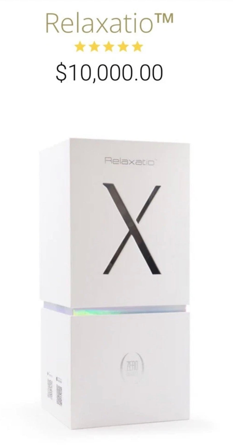 Relaxatio X Zero Gravity Red & Infrared Light Therapy Pain Management Device