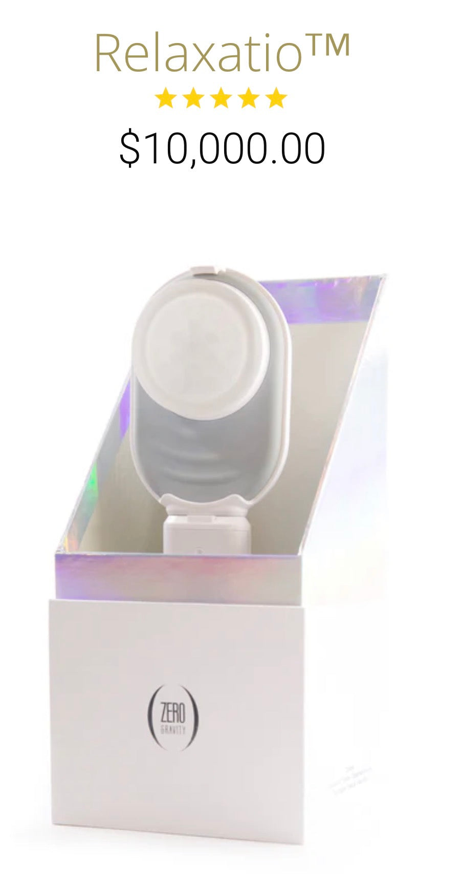 Relaxatio X Zero Gravity Red & Infrared Light Therapy Pain Management Device