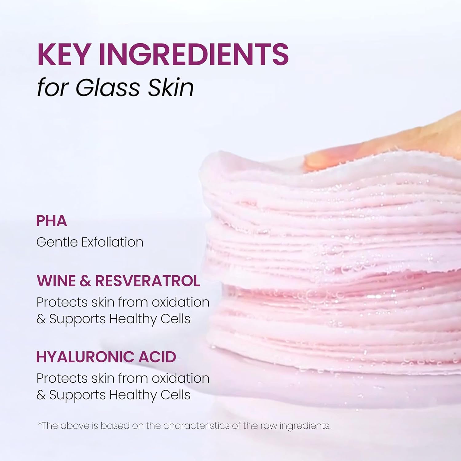 Bio-Peel Gauze Peeling Wine - 2-In-1 Physical + PHA Exfoliating Pads with Red Wine & Resveratrol for Firmer, Smoother, Glowing Skin, Korean Skin Care 30 Count
