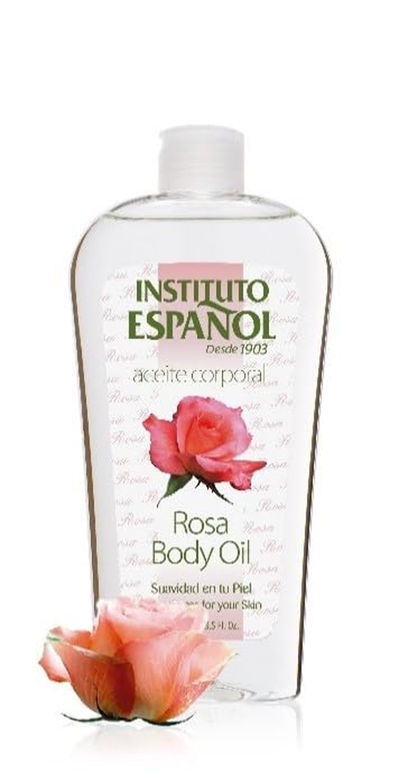 Instituto Espanol Rosa Body Oil, Smoothness for Your Skin, Moisturizing and Regenerating, 2-Pack, 8.5 FL Oz Each