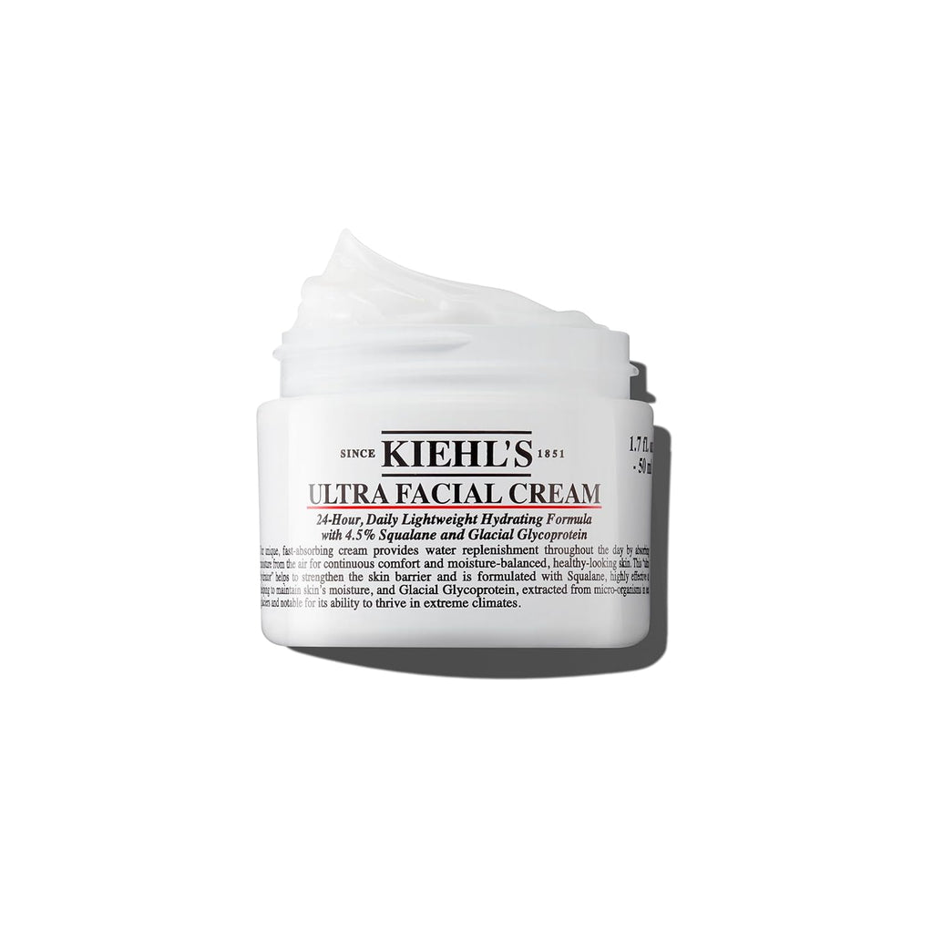 Kiehl'S - Ultra Facial Cream Daily Moisturizer with 4.5% Squalane | Face Cream for Long-Lasting Hydration & Moisture - Fragrence Free & Suitable for All Skin Types