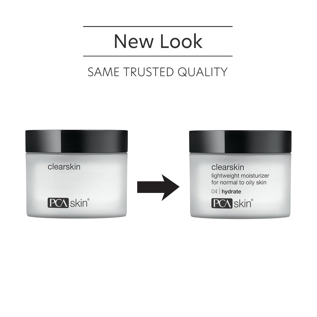 PCA SKIN Clearskin Lightweight Face Moisturizer for Oily Skin, Daily Hydrating Facial Moisturizer for Oily, Acne-Prone, and Sensitive Skin, Quick Absorbing, Reduces Discolorations, 1.7 Oz Jar