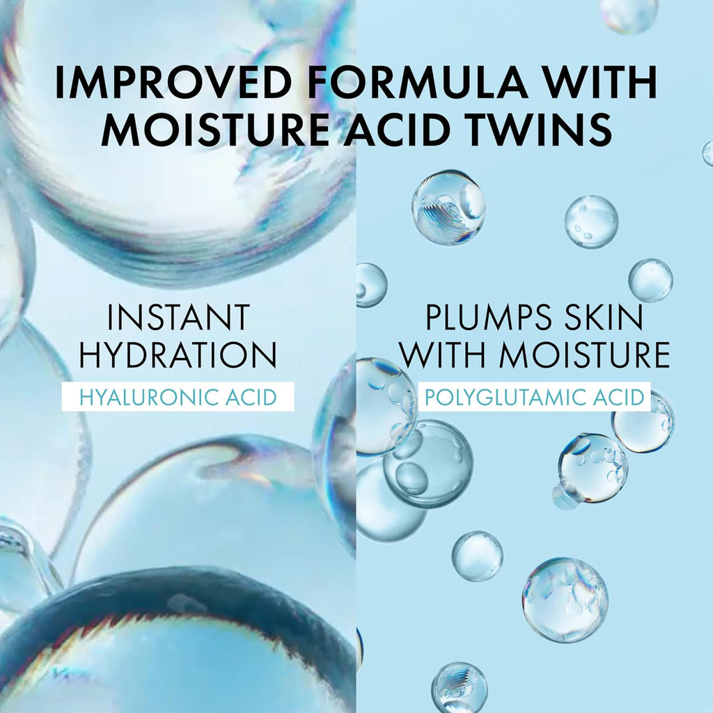 Vichy Mineral 89 Booster, Pure Hyaluronic Acid Serum for Face with Polyglutamic Acid for Skin Barrier Repair, Plumps & Hydrates, Lightweight Hydrating Serum, Oil-Free, Non-Sticky